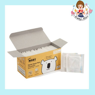 MOBY BABY ผ้าก๊อซสเตอไรส์ แบบซอง ขนาด 2″x2” 40 ซอง