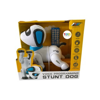 หุ่นยนต์ สุนัขบังคับ STUNT DOG ควบคุมด้วยรีโมทคอนโทรล สามารถเต้นได้ มีเสียง และฟังก์ชั่นต่างๆ สุดพิเศษ