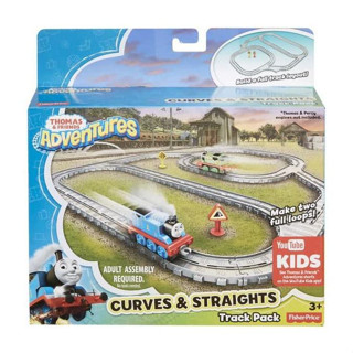 Thomas&amp;Friends Adventures Curves&amp;Straights Track Pack เซตรางรถโทมัส