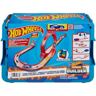 Hot Wheels Track Builder Fire Stunt Pack รุ่น HMC04