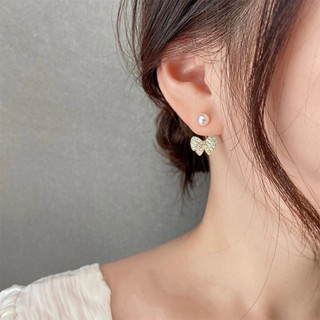 ribbon cystal - morning.earrings