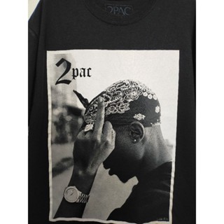 เสื้อยืด มือสอง เสื้อวง ลาย 2PAC อก 42 ยาว 28