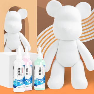 RexTT18cm 22cm 23cm 33CM bear Fluid painting acrylic paint violent bear It is recommended to use with fluid pigments