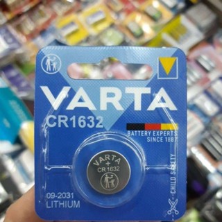 ถ่าน Varta CR1632 Lithium 3V แพคเดี่ยว จำนวน 1ก้อน ของแท้ แบรนด์เยอรมัน  เทียบเบอร์ DL1632