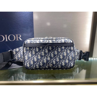 NEW CHRISTIAN DIOR BEIGN AND OBLIQUE JACQUARD WAIST BAG