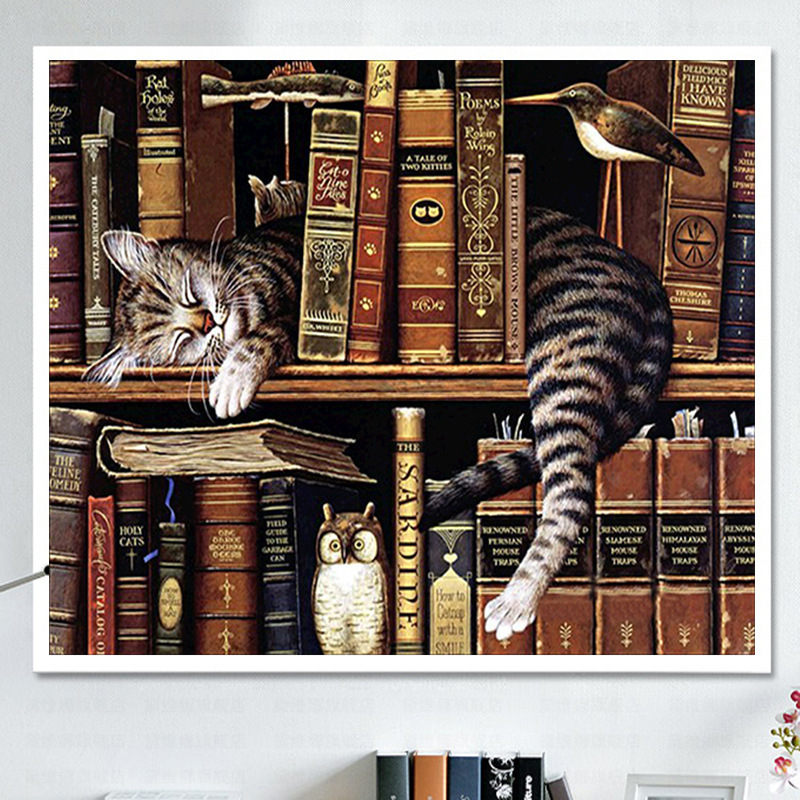 (พร้อมส่ง) ภาพติดเพช