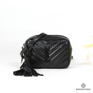 YSL MARSUPIO LOU 16 BLACK CALF BHW