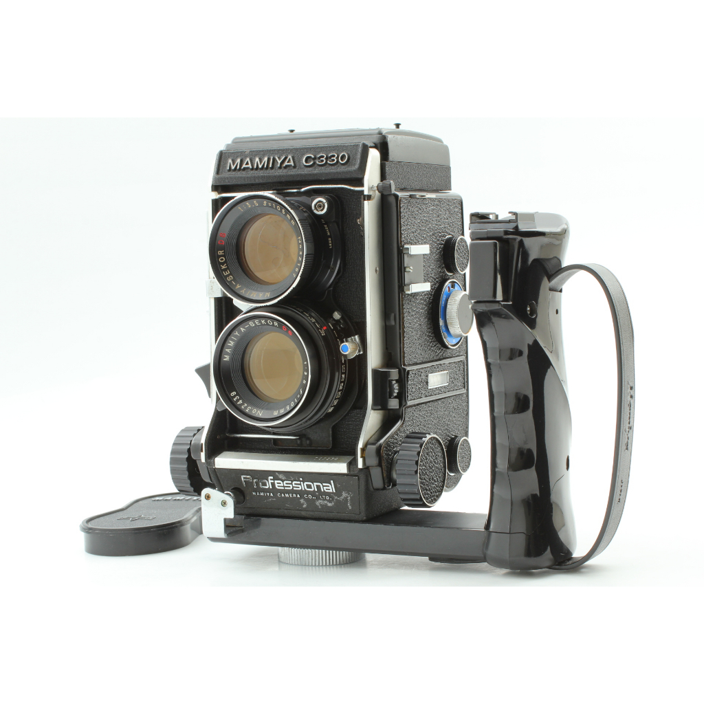 [EXC+5] Mamiya C330 Pro TLR w/ Sekor DS 105mm f3.5 Lens Hand Grip