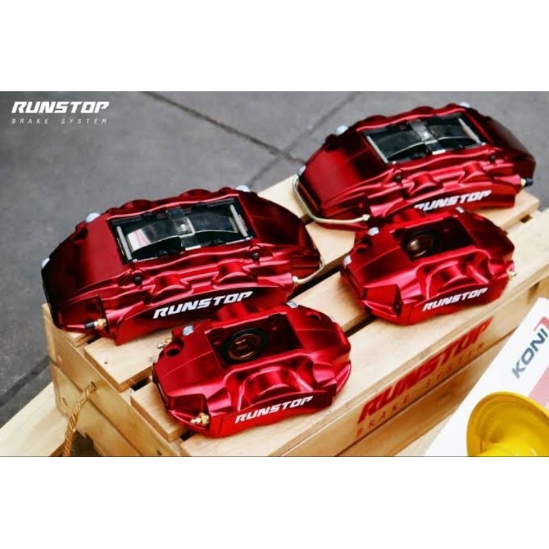 runstop ชุดจานขยาย คู่หลังสองชิ้น พร้อมคาร์ลิปเปอร์หลัง RS2R HONDA JAZZ GK ขนาด 285 ขอบ 16 จาก รันสต