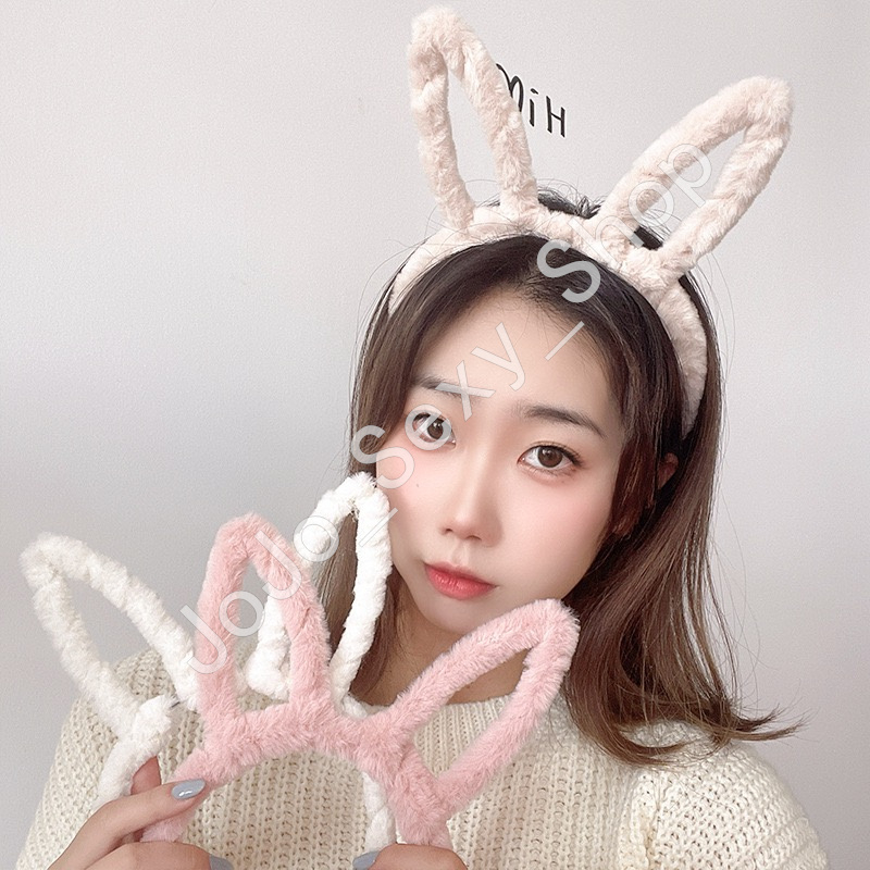 หูกระต่าย ที่คาดผม น่ารักๆ เน็ตไอดอลเกาหลี คาดผมใส่สบาย เรียบง่ายเ 01MRTE