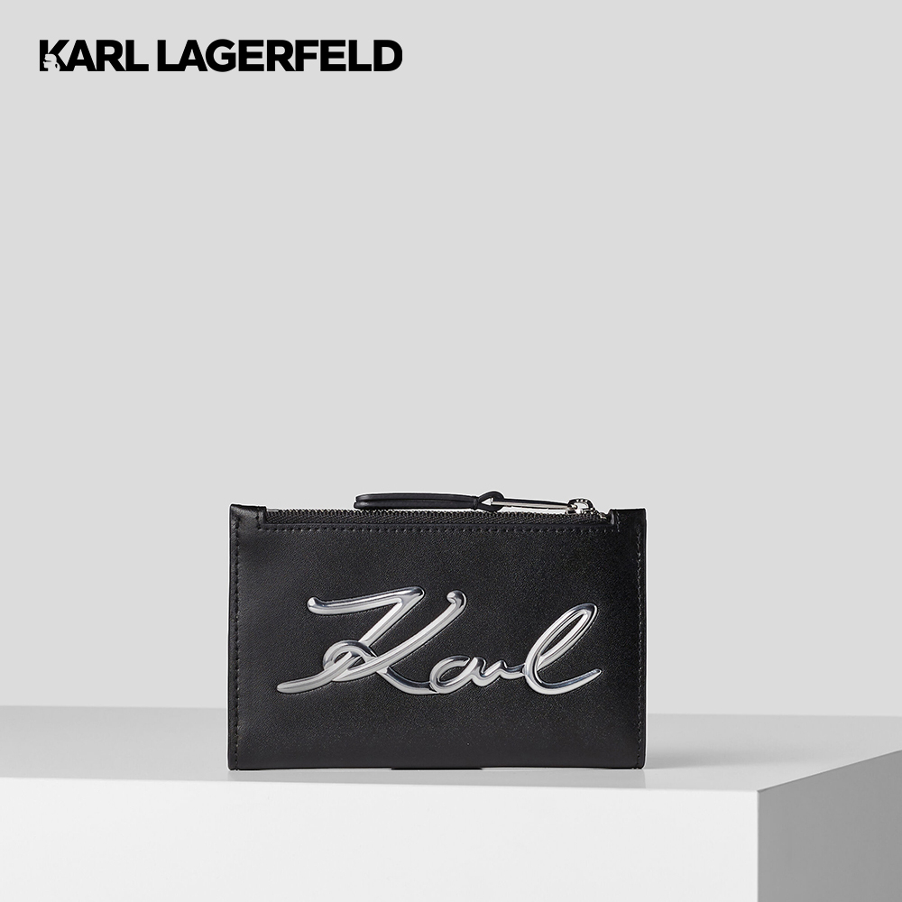 KARL LAGERFELD - K/SIGNATURE FOLDED CARDHOLDER 230W3229 กระเป๋าใส่บัตร