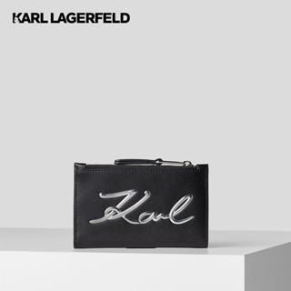 KARL LAGERFELD - K/SIGNATURE FOLDED CARDHOLDER 230W3229 กระเป๋าใส่บัตร