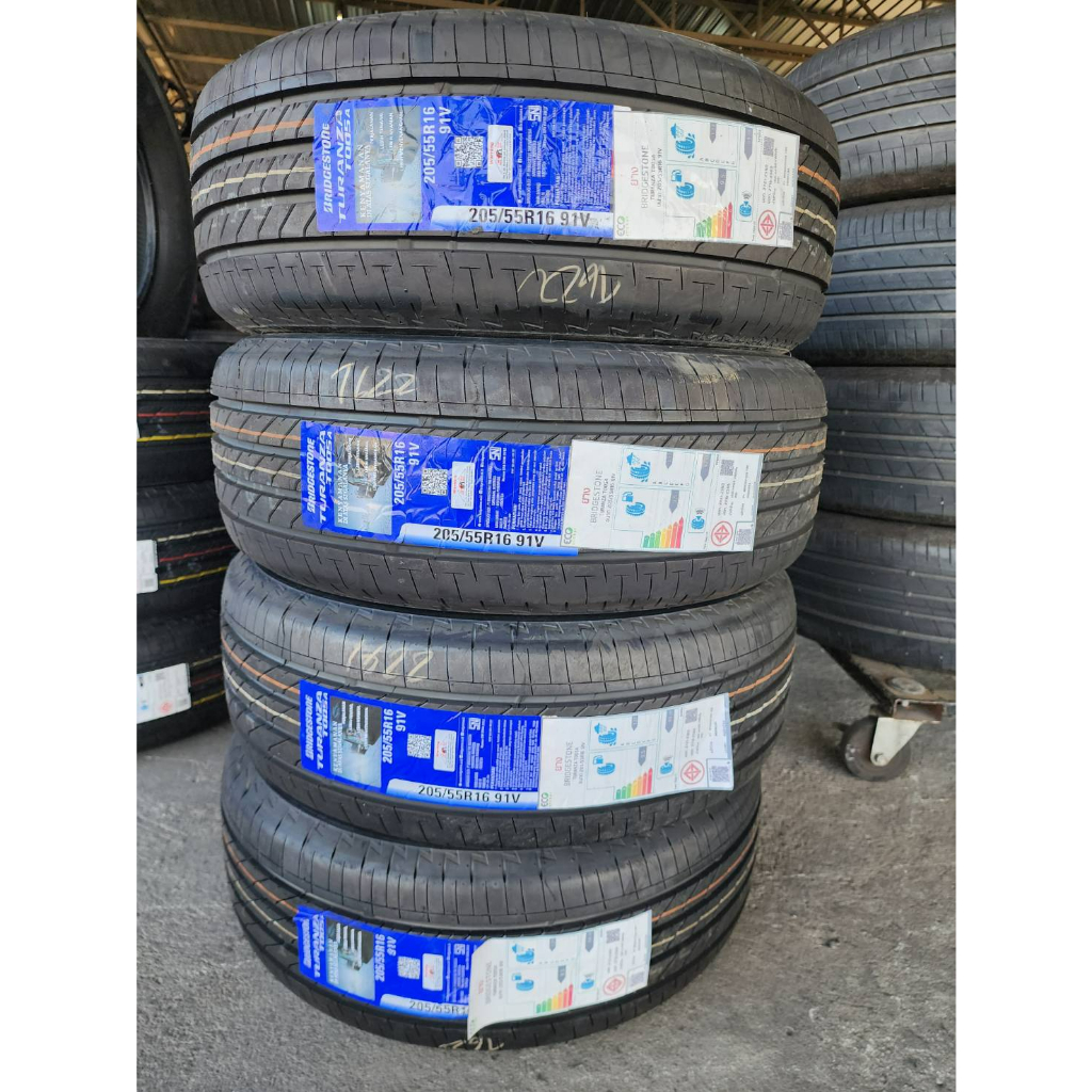 🔴 ยาง "#บริดจสโตน" Bridgestone ยางใหม่ ปี 22 - รุ่น T005A 205/55R16