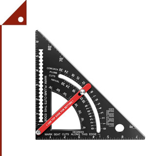 Gohelper : GHPLLT850DE* ไม้ฉากสามเหลี่ยม Carpenter Square Woodworking Tools Rafter Square 7 Inch.