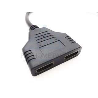 อะแดปเตอร์แปลงสายเคเบิ้ล HDMI Port Male To 2 Female 1 In สายแปลงสัญญาณ HDMI Full HD 1080P ออก 2 จอ สายต่อ พร้อมส่ง!