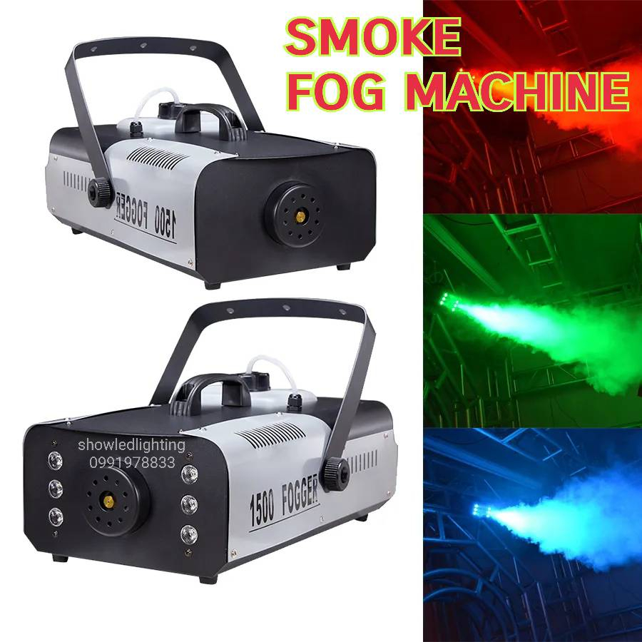 SMOKE รุ่นธรรมดา , มีไฟ LED (กดเลือก) มีรุ่น 400W 1000W 1500W (กดเลือก)