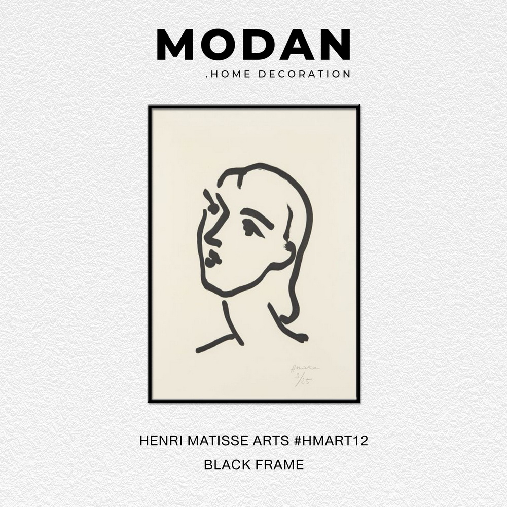 ⚡ พร้อมจำหน่าย ⚡ MODAN ภาพตกแต่งบ้านสไตล์โมเดิร์น HENRI MATISSE ART รหัส HMART12