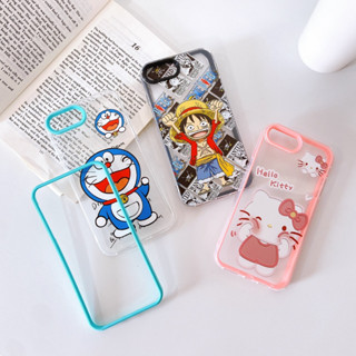 🔥มาใหม่ เคสประกบกันกล้อง เคสกันกล้อง เคสใสสกรีนลาย เคสนิ่ม ถอดเลนส์กล้อง สำหรับ 6 6S 7 8 SE 6Plus 6SPlus 7Plus 8Plus 11