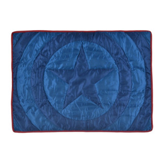 🎌 Marvel Captain America Blanket Reversible Blanket with Holder Anniversary🔥 ( Disney Store )