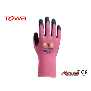 ถุงมือถักเคลือบยางธรรมชาติ TOWA รุ่น WithGarden® ถุงมืองานสวน ถุงมือปลูกต้นไม้