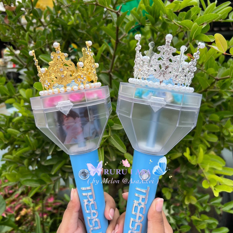 👑พร้อมส่ง มงกุฎตกแต่งแท่งไฟเทรเชอร์ (ทึไลท์)