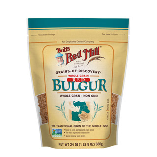 บ็อบส์เรดมิล บัลเกอร์แดง เต็มเมล็ด 680 กรัม - Red Bulgur Whole Grain 680g Bobs Red Mill brand