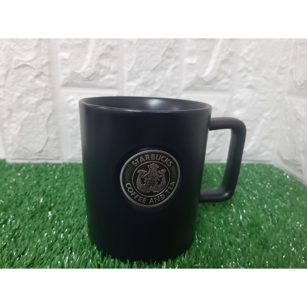 Starbucks Mug Navy Heritage Black ปี 2019 แก้วกาแฟ สตาร์บัคส์ ขนาด 16 ออน
