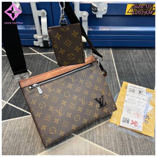 กระเป๋าสะพายข้างผู้ชาย ไซค์10” LV กระเป๋าหลุยส์