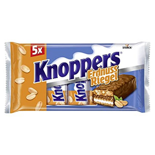 Knoppers Erdnuss Riegel – 1 x 200g (5 ชิ้น/เเพ็ค)