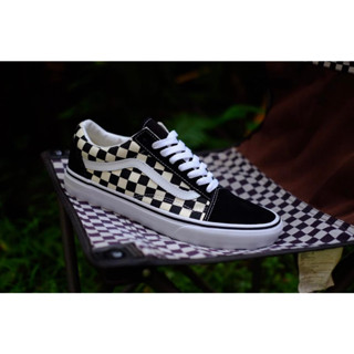 VANS OLD SKOOL Primary Check Black White ลายตาราง แท้100% พร้อมส่ง (สินค้ามีกล่อง)