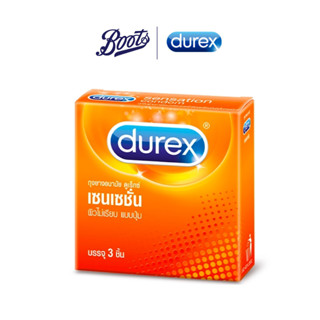 Durex ถุงยางอนามัยดูเร็กซ์ เซนเซชั่น (3 ชิ้น)