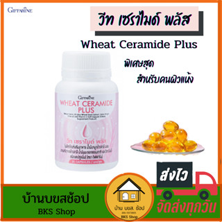 วีท เซราไมด์ พลัส Wheat Ceramild Plus กิฟฟารีน อาหารเสริมบำรุงผิว วิตามินบำรุงผิว ผิวแห้ง ริ้วรอย ผิวแพ้ง่าย 30 แคปซูล