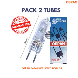 หลอดไฟแพ็ค 2 หลอดOSRAM 64640 HLX 150W 24V G6.35