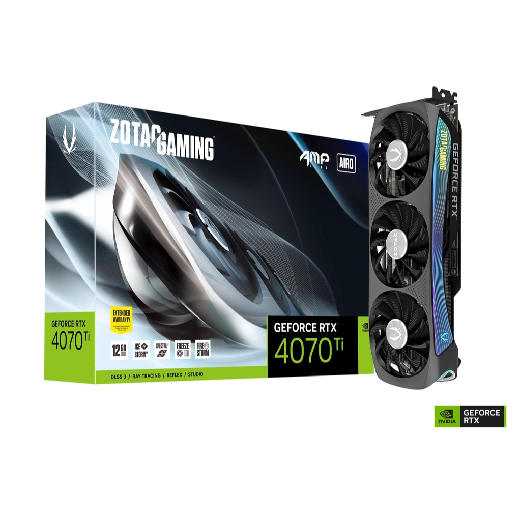 VGA การ์ดจอ ZOTAC GAMING GEFORCE RTX 4070 Ti AMP AIRO - 12GB GDDR6X ประกันศูนย์ 3 ปี #7