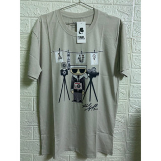 Karl Lagerfeld t-shirt Cream ลายใหม่