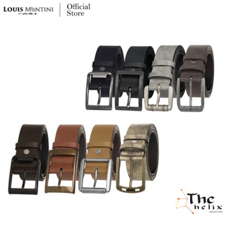 Louis Montini (The Helix) เข็มขัดผู้ชาย Men Belt เข็มขัดPUแฟชั่น MPU15