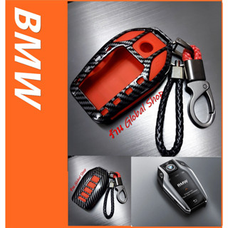 เคส BMW กุญแจรีโมท บีเอ็มดับเบิลยู สีแดง พร้อม พวงกุญแจ key cover case (พร้อมส่ง)