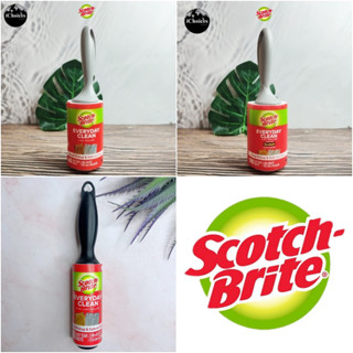 [Scotch-Brite] Everyday Clean Lint Roller 30, 65 or 100 Sheets ลูกกลิ้งกาวขจัดขุยและขนบนผ้า