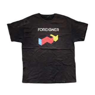 Foreigner Tour 2007 อก 24 นิ้ว ยาว 31 นิ้ว สีดำ มือสอง ของแท้