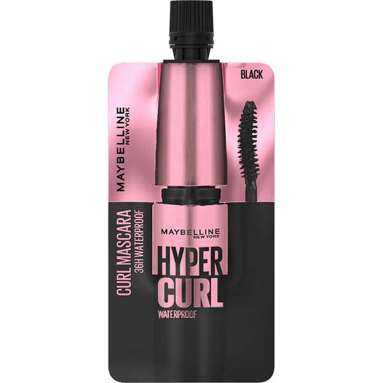 (แท้) Maybelline Mascara Hypercurl 3 ml. เมย์เบลลีน มาสคาร่า กันน้ำ ติดทน กันน้ำ