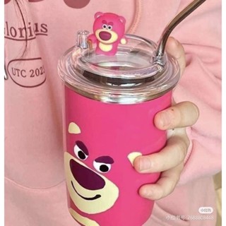 แก้วสแตนเลสเก็บความเย็นหมีLotso💕🥤🧊