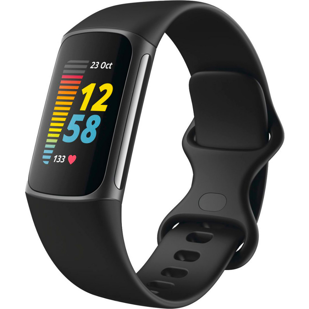 Fitbit Charge 5 (Graphite) FB421BKBK Advanced Smart Fitness and Health Tracker สายรัดข้อมืออัจฉริยะ ของใหม่ ของแท้