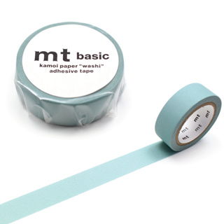 mt masking tape matte smoky mint (MT01P529) / เทปตกแต่งวาชิ สีฟ้ามินท์ด้าน แบรนด์ KAMOI mt masking tape ประเทศญี่ปุ่น