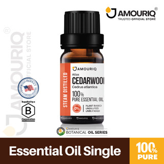 AMOURIQ® Cedarwood Atlas Essential Oil Steam-Distilled 100% Pure  นํ้ามันหอมระเหย ซีดาร์วูด ไม้ซีดาร์ แอตลาส กลั่นไอน้ำ