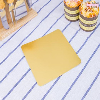 Boxjourney ฐานรองเค้กครึ่งปอนด์ ทอง (ไม่ประกบ)