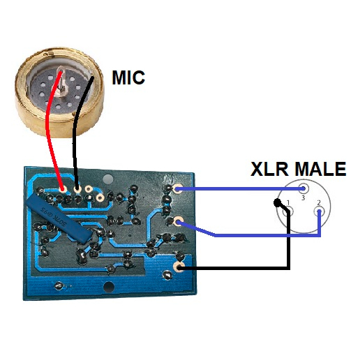 CH-029 วงจรปรีไมค์สำหรับ XLR MIC