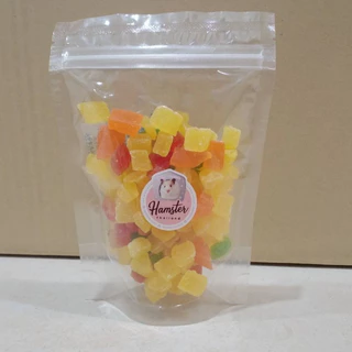 [Hamsterth]ผลไม้อบแห้ง4 ชนิด ขนมแฮมสเตอร์ ขนมสัตว์เลี้ยง