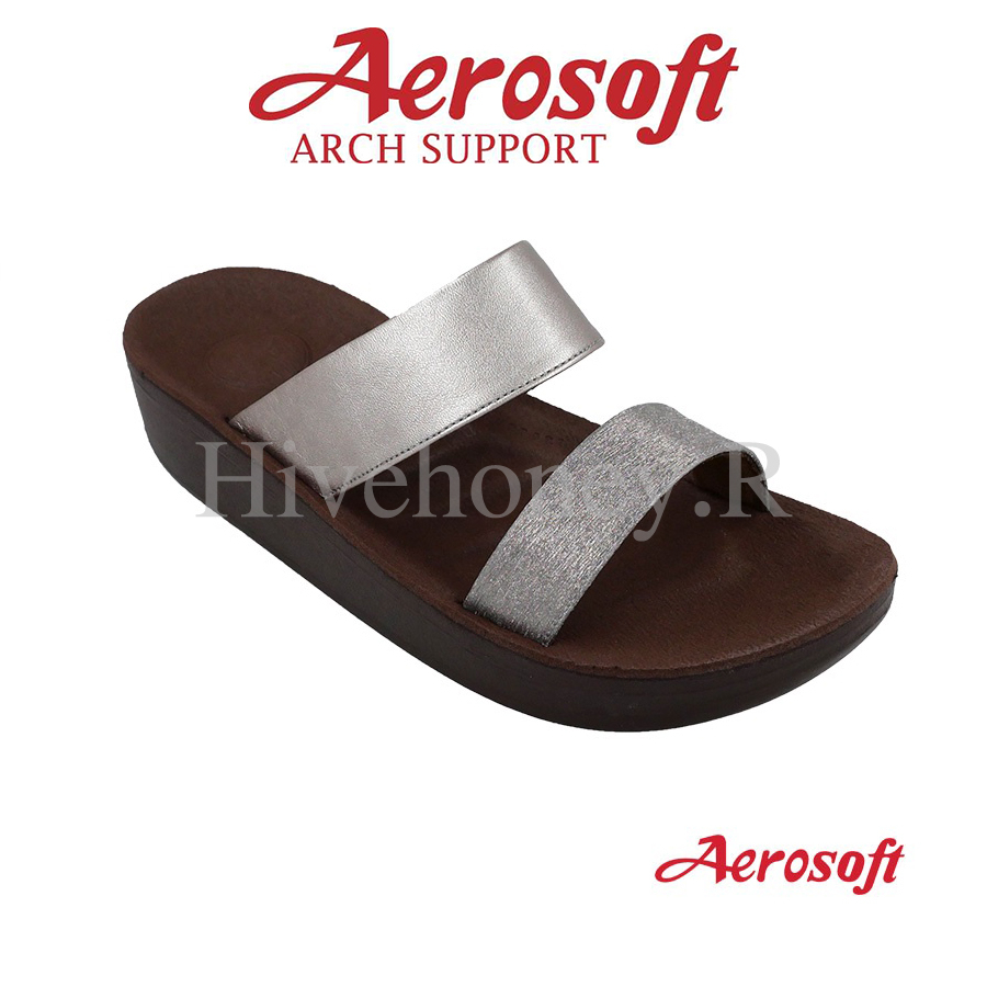 ☁️FW8390☁️ รองเท้าแตะเพื่อสุขภาพ aerosoft arch support(แอโร่ซอฟ)