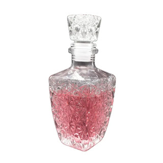 npkขวดแก้วลายคริสตัส5942ทรงเหลี่ยมขนาด250 ml