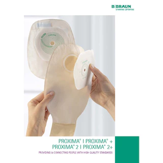 PROXIMA2 แป้น หรือ ถุงเก็บอุจจาระปลายเปิด สำหรับผู้ป่วยทวารเทียม B.BRAUN